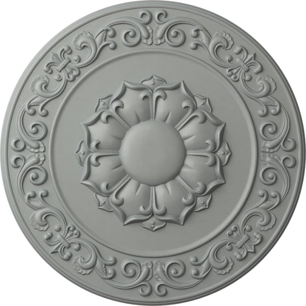 Ekena Millwork Sydney Ceiling Medallion (Fits Canopies up to 5 3/4"), 27 3/4"OD x 2"P, Primed White CM27SY - main
